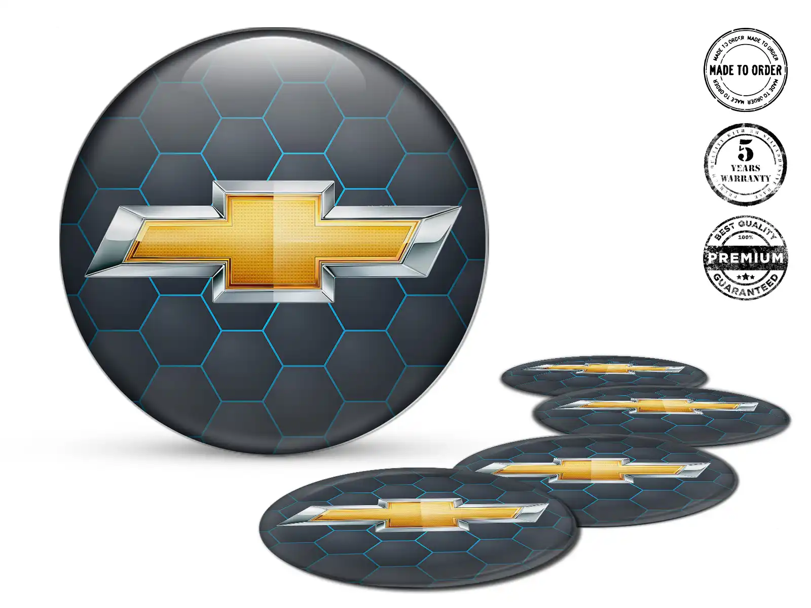 Chevrolet  Adesivi Silicone Edizione Etichette Ruota Custom
